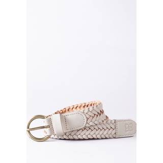 Lakeland Leather Stone Waverton Woven BælterMiddel