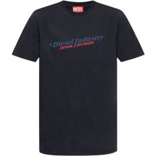 Diesel Solid Color T-DIEGOR NEW INDUSTRIES Crew-neck T-Shirt
