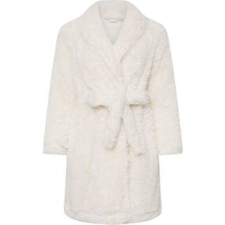 PixieGirl Petite PixieGirl Petite Ivory Shawl Collar Metallic Robe