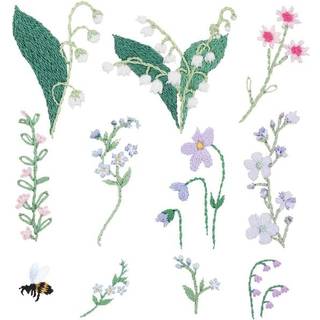 Stick and Stitch Blümchen