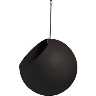 Aytm Globe Hængekrukke Ø17 Cm - Krukker Aluminium Sort - 509519000011