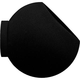Aytm Globe Vægkrukke Ø17 Cm - Krukker Aluminium Sort - 509219000011