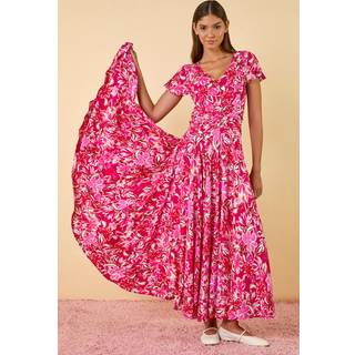 Roman Blomster Ruched Waist MaxikjoleEU 40 (UK 12)