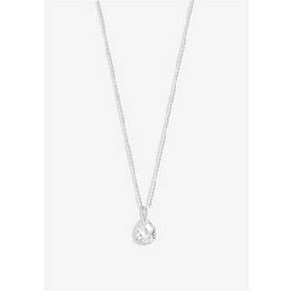 Simply Silver Simply Silver Sterling 925 Cubic Zirconia facetteret Drop Pendant halskæde