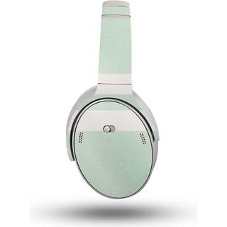 Glans glitter hovedtelefon hud kompatibel med Bose Quietcomfort hovedtelefoner (2023) - Mint Stripes - Premium 3M Vinyl Protective Wrap Decal Cov