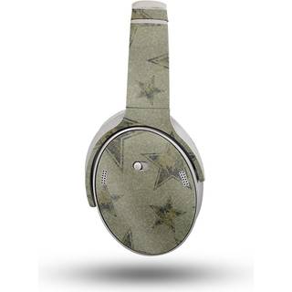 Glans glitter hovedtelefon hud kompatibel med Bose Quietcomfort hovedtelefoner (2023) - Army Star - Premium 3M Vinyl Protective Wrap Decal Cover