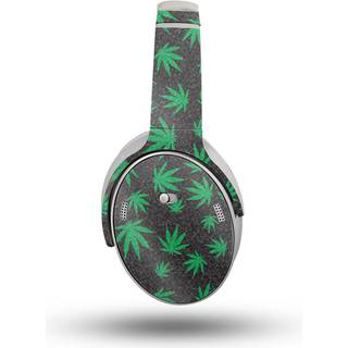 Glans glitter hovedtelefon hud kompatibel med Bose Quietcomfort hovedtelefoner (2023) - Marihuana - Premium 3M Vinyl Protective Wrap Decal Cover