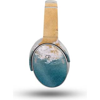 Glans glitter hovedtelefon hud kompatibel med Bose QuietComfort hovedtelefoner (2023) - Hav og sand - Premium 3m vinylbeskyttelsesindpakningsover