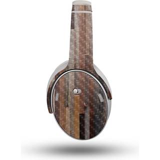 Carbon Fiber Headphone Skin kompatibel med Bose Quietcomfort -hovedtelefoner (2023) - Woody - Premium 3M Vinyl Protective Wrap Decal Cover - Let