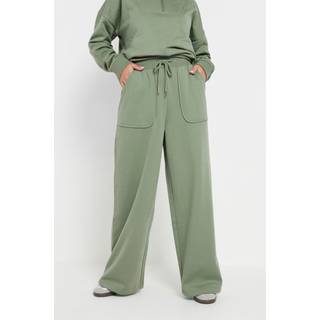 PixieGirl Petite PixieGirl Petite Green Patch Pocket Wide Leg Joggers