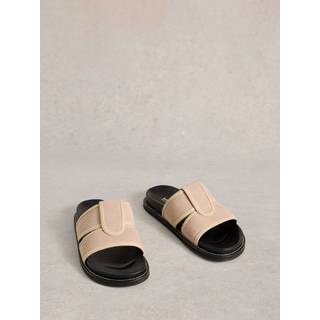 White Stuff White Stuff Natural Ziggy Slider Footbed Sandals