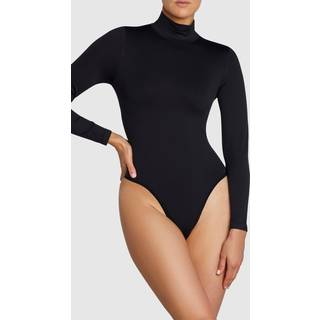 Heist Heist Softskin High Neck Brown Bodysuit