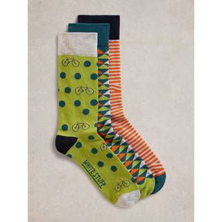 White Stuff White Stuff Cykel Geo Sokker 3 Pakke