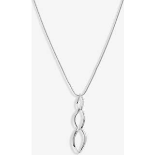 Simply Silver Simply Silver Silver Tone 925 Polished Flat Spiral Pendant