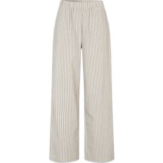Modström Nanikamd stripe pants - White Black Stripe - XS - Bukser