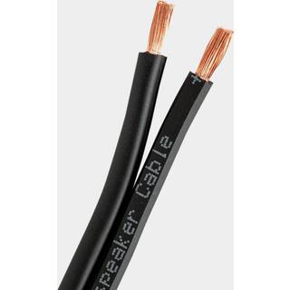 Proson Arctic 2x2.5 mm² sort højtalerkabel, løbende meter