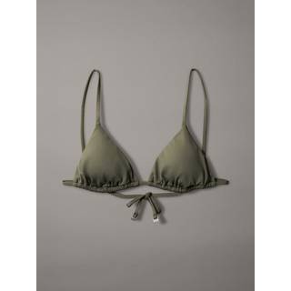 Triangle Bikini Top - CK Essentials - Green - L