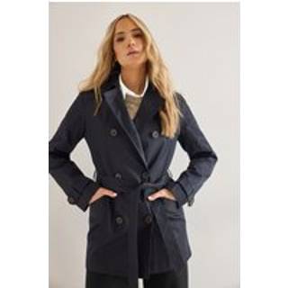 Lts Tall Navy Blue Lined Trench Coat 12 Lts | Tall Women's Midi Coats