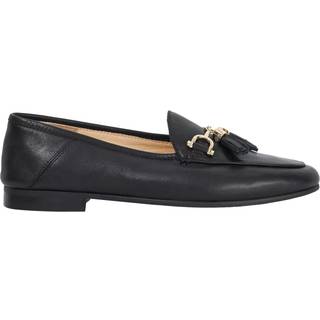 Dune London Dune London Charcoal Black Standard Fit Flexible Sole Graysons Tassel Leather Loafers