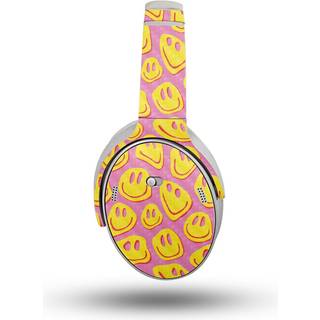 Carbon Fiber Headphone Skin kompatibel med Bose QuietComfort -hovedtelefoner (2023) - Smeltede ansigter - Premium 3m vinylbeskyttende indpaknings