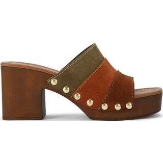 Carvela Comfort Carvela Comfort Brown/Green Settanta Mule Sandals