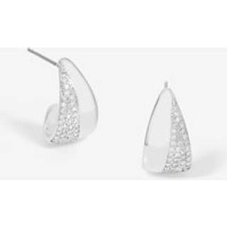 Jon Richard Micro Pave Polished Hoopsen