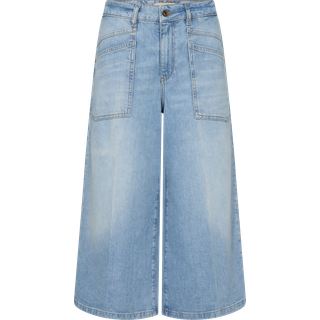 Mos Mosh Mmculotte Sagai Jeans Bukser 171140 Light Blue (Capri, 33)