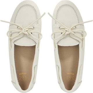 Dune London Dune London White Gala Boat Shoes
