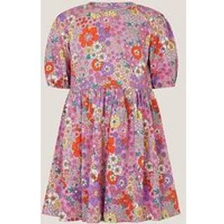 Monsoon Blomster Tryk Jersey Skater Kjole98104cm