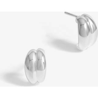 Simply Silver Simply Silver Silver Tone 925 Polished Double Row Ridge Drop Earrings