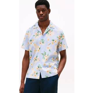 Lightweight Floral Skjorte, Sweet Blue/Allover, S