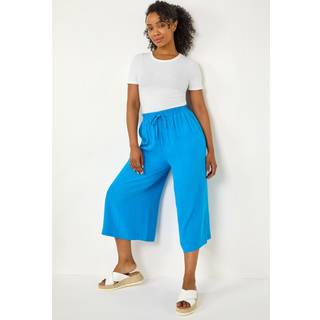 Roman Roman Blue Petite Elasticated Waist Culottes