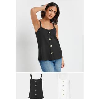 PixieGirl Petite ribbede veste med knapper foran 2 pakke42lille
