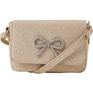Angels By Accessorize Angels By Accessorize Gold Girls Bling Bow Mini Bag