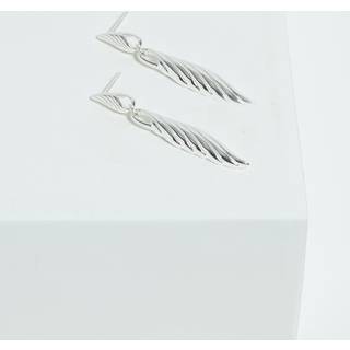 Jon Richard Jon Richard Silver Tone Ridge Drop Earrings