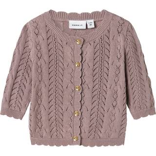 NAME IT Strik Cardigan Jollie Purple Dove