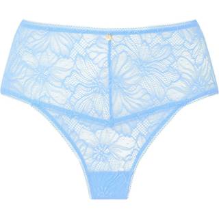 KBX KBX Blue Alice Lace High Rise Brazilian Knickers