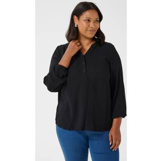 Kaffe Curve KCmahlena Bluse - Sort - Str 44 - Damer
