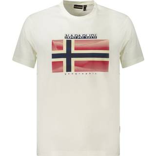 Napapijri S-Lari S/S T-shirt Herrer størrelse L farve hvid