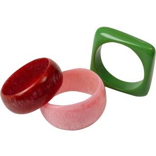 Bibi Bijoux Bibi Bijoux Pink Chunky Bangles Set