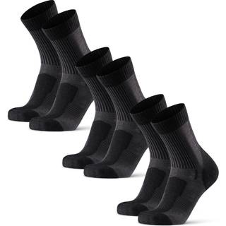 MERINO WOOL HIKING SOCKS LIGHT - Black / 35-38 / 3-Pack