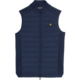 Lyle & Scott Hybrid Quilted Golf Gilet L RYDER BLUE