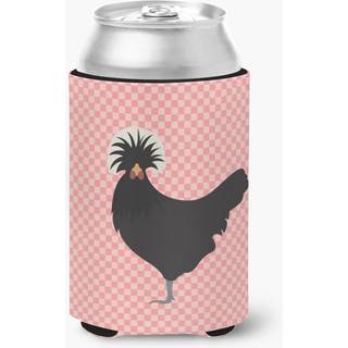 """" Caroline's Treasures Polsk Polen kylling lyserød check dekorativ kan hugger flerfarvet """"