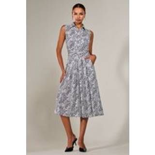 Jolie Moi Jolie Moi Black Button Sleeveless Midi Dress