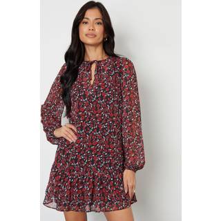 Threadbare Blomster Slips Front Flæsekant Mini KjoleEU 38 (UK 10)