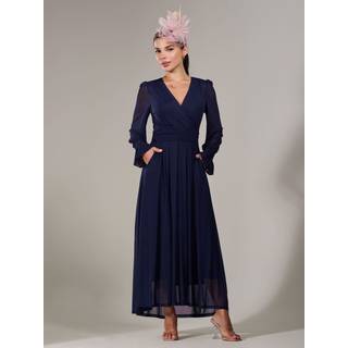 Jolie Moi Petite Langærmet Soft Silky Jersey Midi KjoleEU 34 Petite (UK 6 P)