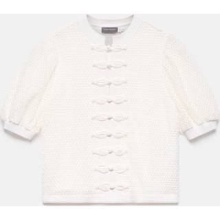 Mint Velvet Mint Velvet White Blend Knit Top