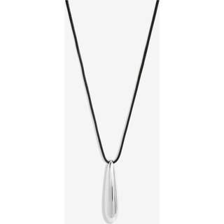 Jon Richard Jon Richard Silver Tone Teardrop Cord Necklace