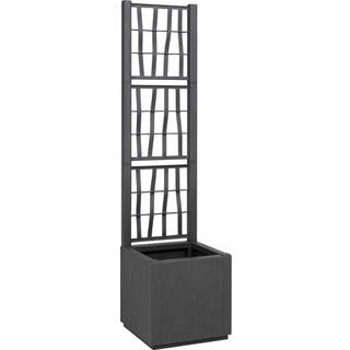 Have Blomsterkrukke Antracit 36 x 36 x 140 cm Polypropylen