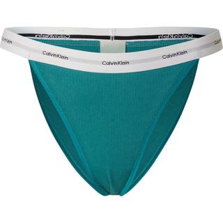High Leg Tanga - Cotton Stretch Rib - Green - XL